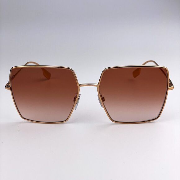 NEW Burberry BE3133 DAPHNE 133713 Gold Pink Gradient Square Women Sunglasses main image 4